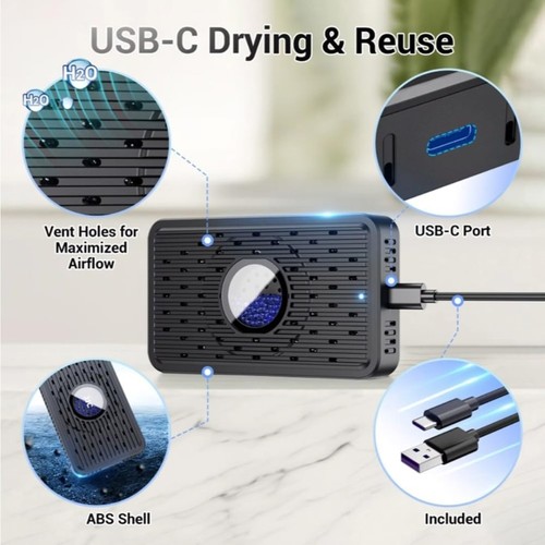 Usb rechargeable dehumidifier - rechargeable,
